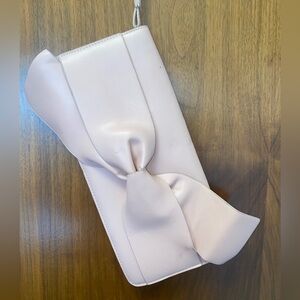 A New Day pink box wristlet clutch